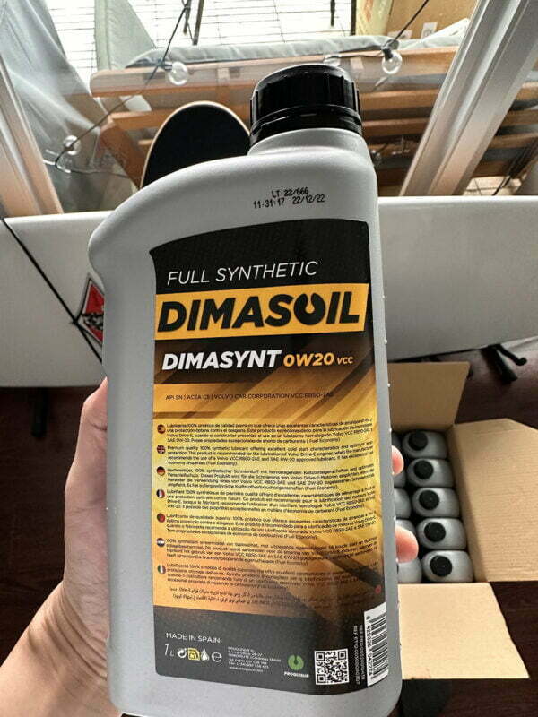 【團購】Dimasynt 0W-20 VCC 全合成機油(1箱12瓶)：圖片 2
